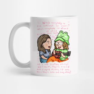 if i were a fish pink lyrics Mug